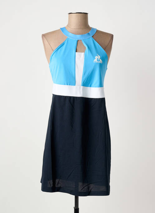 Robe courte sans manche sans manche bleu LE COQ SPORTIF femme
