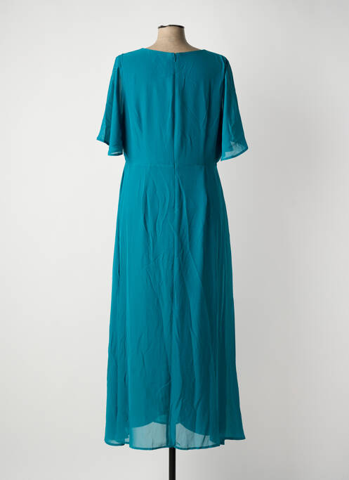 Robe longue manches courtes manches courtes vert SHEEGO femme