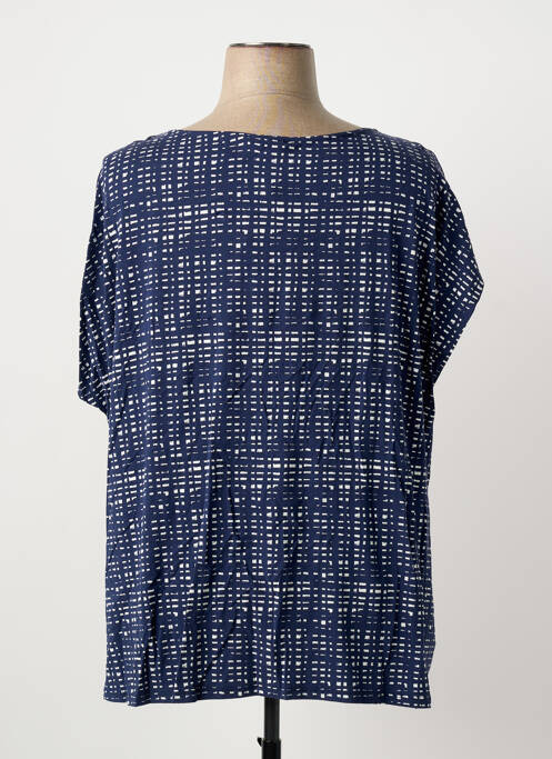 T-shirt imprimé fantaisie manches courtes bleu SHEEGO femme