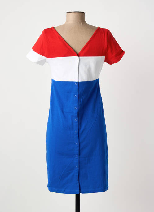 Robe courte manches courtes manches courtes bleu LE COQ SPORTIF femme