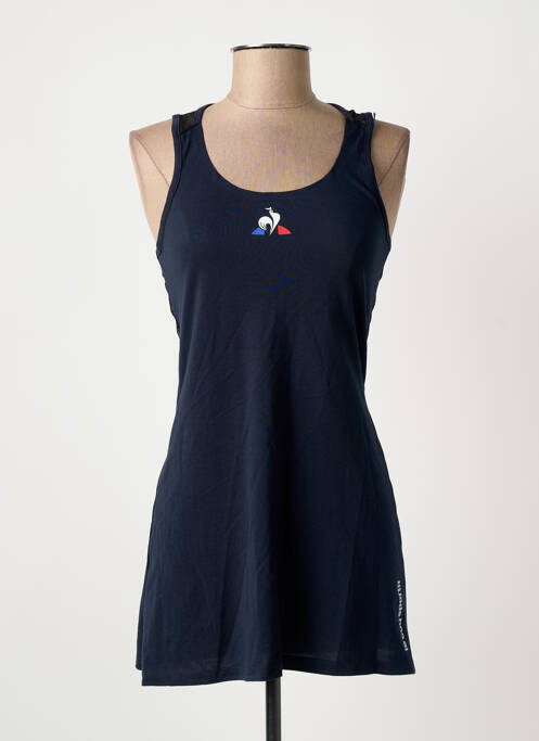 Robe courte sans manche sans manche bleu LE COQ SPORTIF femme