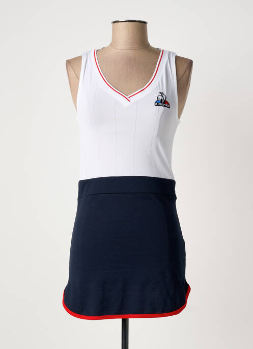 Robe courte sans manche sans manche bleu LE COQ SPORTIF femme