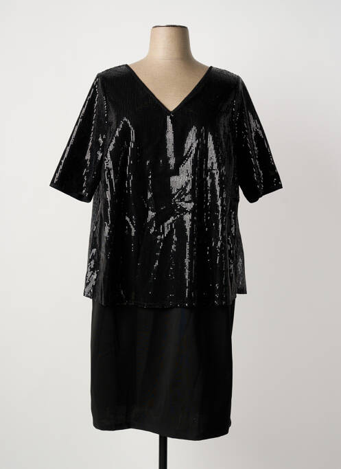 Robe mi-longue noir SHEEGO femme