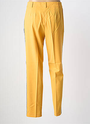 Pantalon droit stretch taille normale jaune HEINE femme