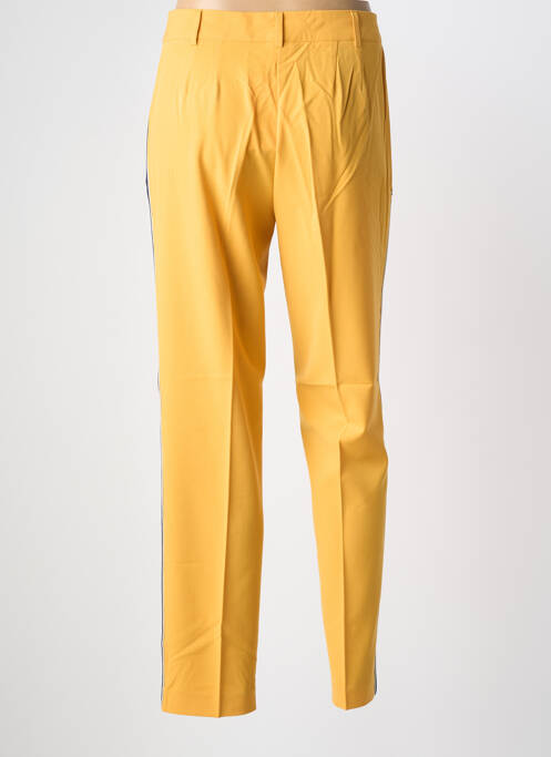 Pantalon droit stretch taille normale jaune HEINE femme