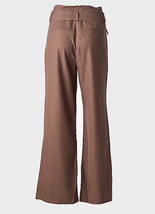 Pantalon droit stretch taille normale marron HEINE femme