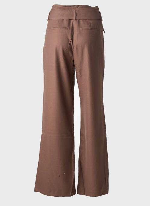 Pantalon droit stretch taille normale marron HEINE femme