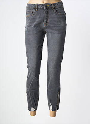 Jeans coupe slim stretch taille normale gris HEINE femme