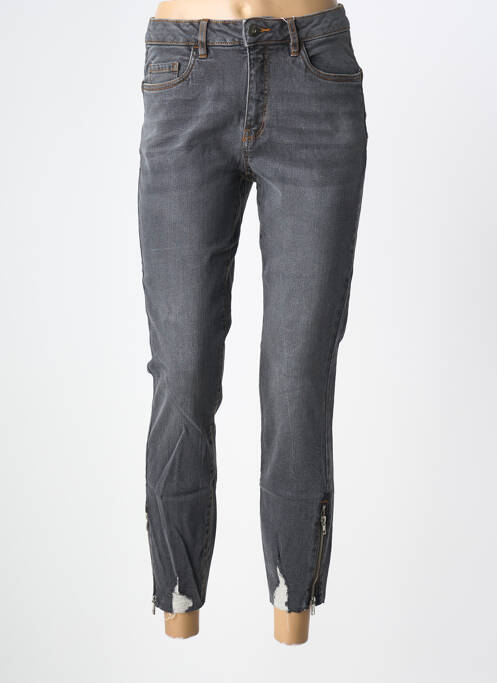 Jeans coupe slim stretch taille normale gris HEINE femme