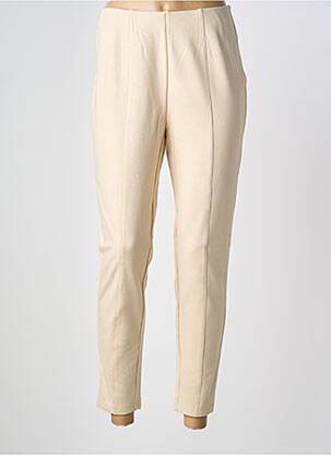 Pantalon slim taille élastique taille normale beige HEINE femme