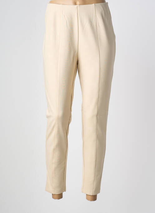 Pantalon slim taille élastique taille normale beige HEINE femme