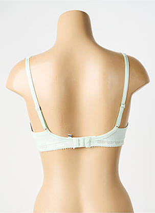 Soutien-gorge tissage dentelle haut soutien-gorge emboitant vert CHANTELLE femme