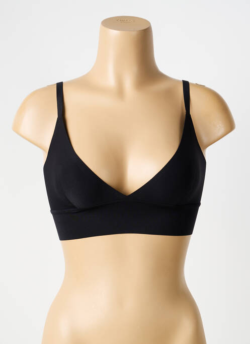 Soutien-gorge sans armature haut triangles noir CHANTELLE femme