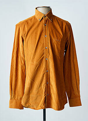 Chemise manches longues coupe droite jaune MISE AU GREEN homme