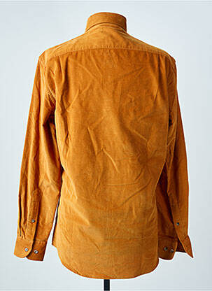 Chemise manches longues coupe droite jaune MISE AU GREEN homme
