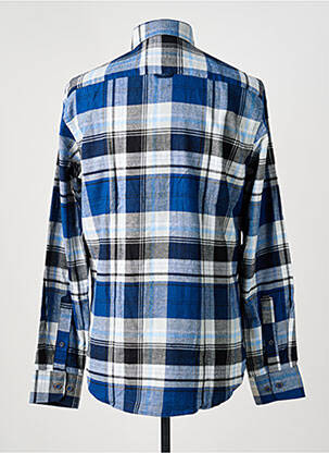 Chemise manches longues imprimé fantaisie bleu TERRITOIRE D'HOMME homme