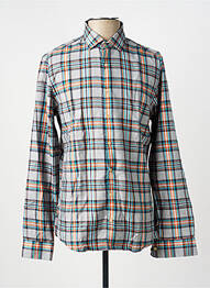 Chemise manches longues imprimé fantaisie bleu OLYMP homme