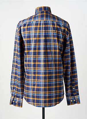 Chemise manches longues imprimé fantaisie bleu FYNCH-HATTON homme