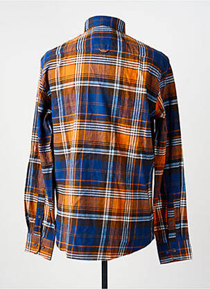 Chemise manches longues imprimé fantaisie bleu TERRITOIRE D'HOMME homme