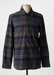 Chemise manches longues imprimé fantaisie vert MUSTANG homme