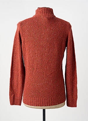 Pull manches longues manches longues marron TERRITOIRE D'HOMME homme