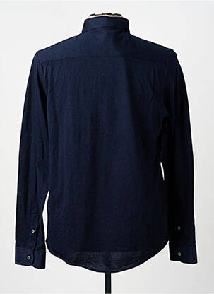 Chemise manches longues coupe droite bleu MISE AU GREEN homme