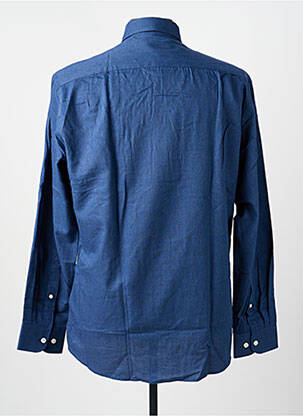 Chemise manches longues coupe droite bleu MISE AU GREEN homme
