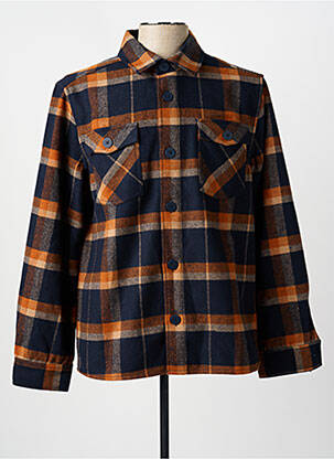 Veste casual fermeture boutonnée sur le devant bleu TERRITOIRE D'HOMME homme
