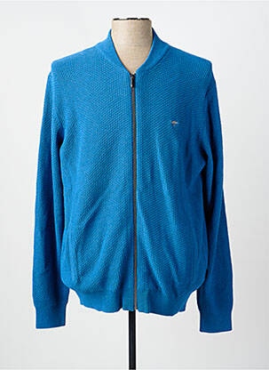 Gilet manches longues col v bleu FYNCH-HATTON homme