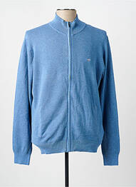 Gilet manches longues manches longues bleu FYNCH-HATTON homme