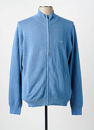Gilet manches longues manches longues bleu FYNCH-HATTON homme