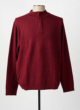 Pull manches longues manches longues rouge TERRITOIRE D'HOMME homme