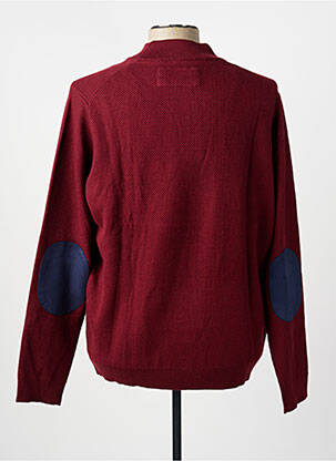 Pull manches longues manches longues rouge TERRITOIRE D'HOMME homme