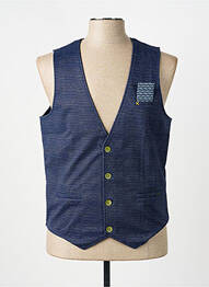 Gilet sans manche coupe cintrée bleu NO EXCESS homme
