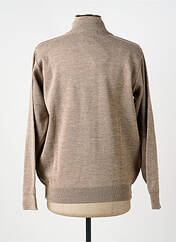Gilet manches longues beige TERRITOIRE D'HOMME homme seconde vue