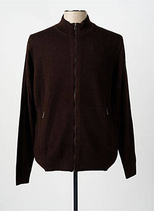 Gilet manches longues marron MISE AU GREEN homme