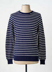 Pull bleu TERRITOIRE D'HOMME homme seconde vue