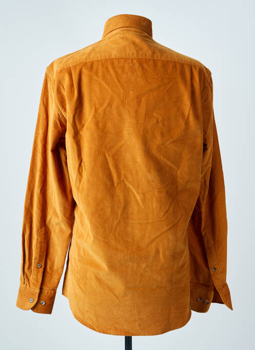 Chemise manches longues coupe droite jaune MISE AU GREEN homme