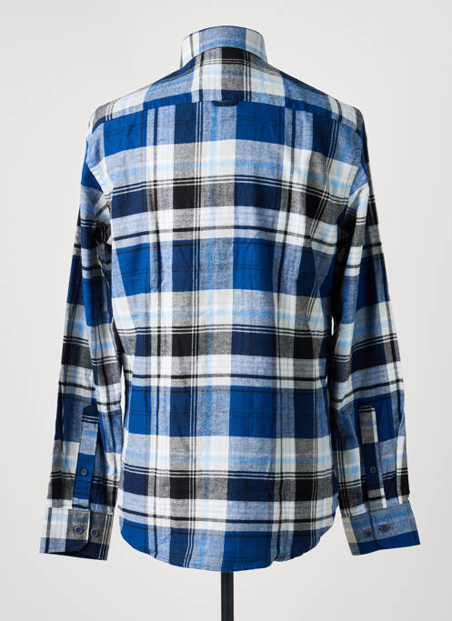 Chemise manches longues imprimé fantaisie bleu TERRITOIRE D'HOMME homme