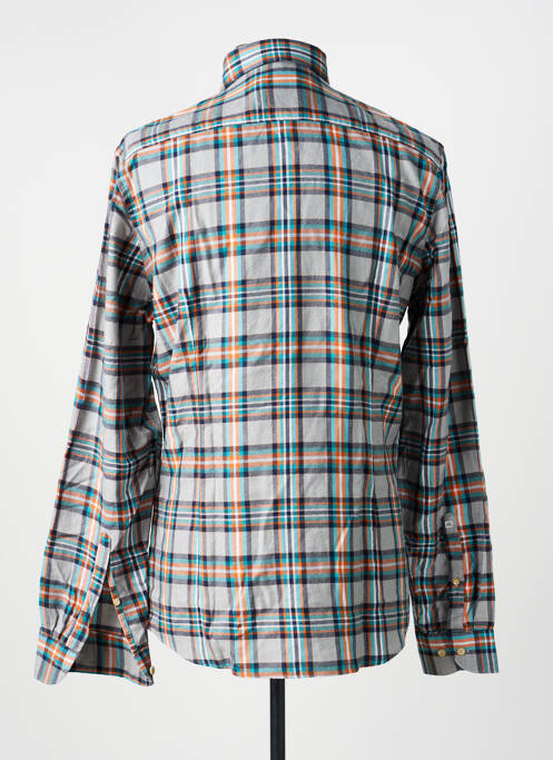 Chemise manches longues imprimé fantaisie bleu OLYMP homme