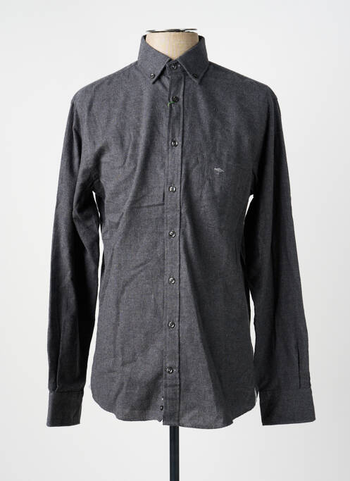 Chemise manches longues coupe droite gris FYNCH-HATTON homme
