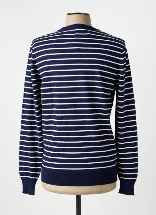 Pull col rond manches longues bleu TERRITOIRE D'HOMME homme