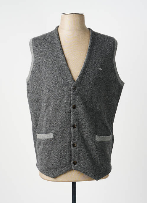 Gilet sans manche fermeture boutonnée sur le devant gris FYNCH-HATTON homme