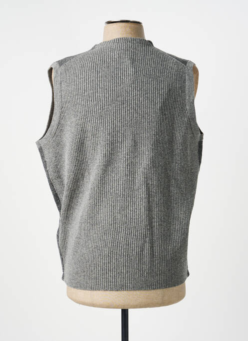 Gilet sans manche fermeture boutonnée sur le devant gris FYNCH-HATTON homme