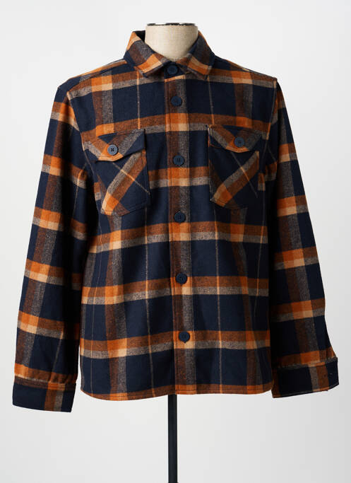 Veste casual fermeture boutonnée sur le devant bleu TERRITOIRE D'HOMME homme