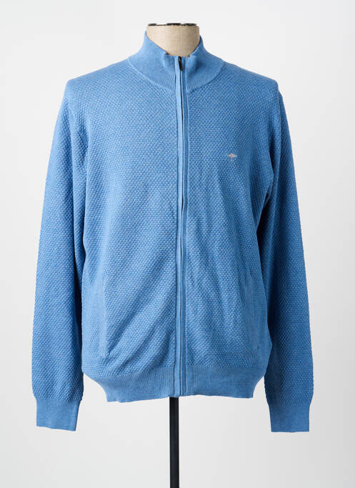 Gilet manches longues manches longues bleu FYNCH-HATTON homme