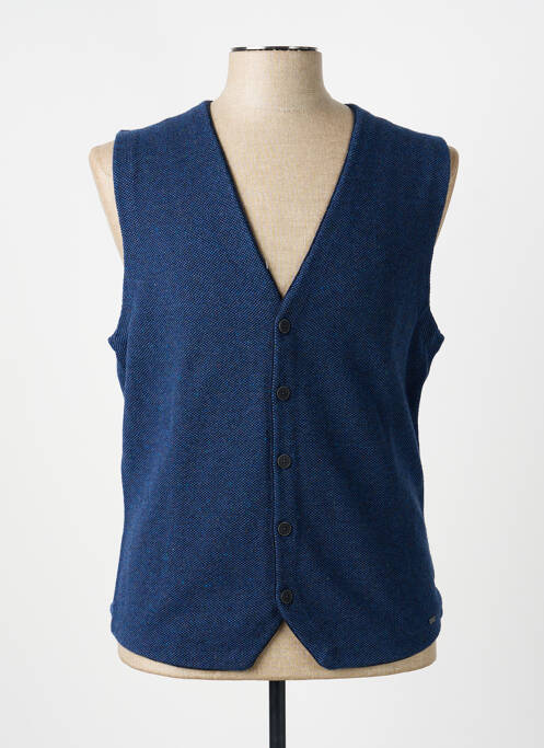 Gilet sans manche coupe cintrée bleu OLYMP homme