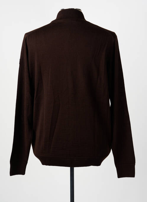 Gilet manches longues marron MISE AU GREEN homme