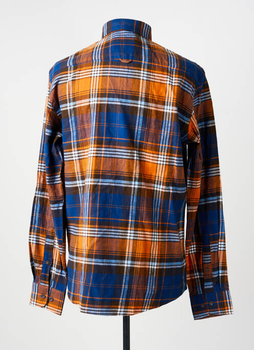 Chemise manches longues bleu TERRITOIRE D'HOMME homme