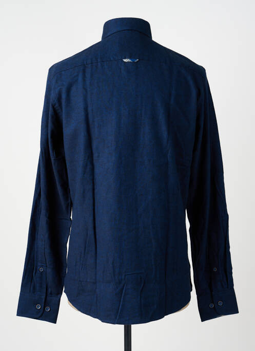 Chemise manches longues bleu TERRITOIRE D'HOMME homme
